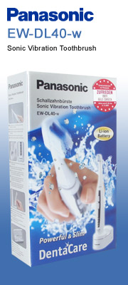 Panasonic EW DL 40  Schallzahnb�rste Dentacare panasonic