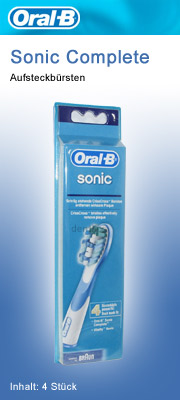 Ersatzb�rsten f. Sonic Complete 4er oral-b