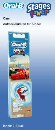 Braun Oral B 2er Pack ASB Cars Kinder oral-b