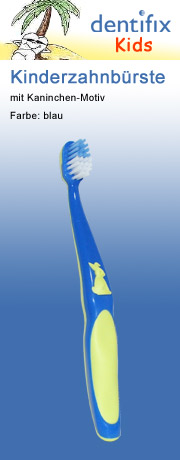 Kinderzahnb�rste mit  Kaninchen-Motiv dentifix