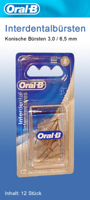 Oral-B Ersatzb�rsten 3,0 - 6,5  Interdentalb�rsten oral-b