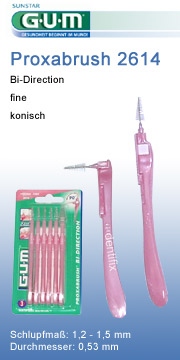 GUM Proxabrush Bi-Direction 2614 sunstar-gum
