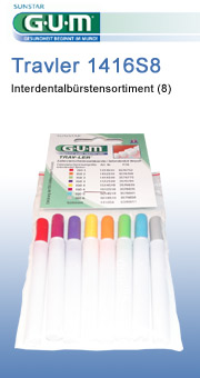 GUM Interdentalb�rstchen Proxabrush Trav-Ler sunstar-gum
