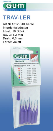 GUM Interdentalbuersten 1512 sunstar-gum