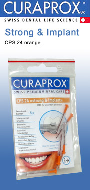 CPS 24 Orange Strong & Implant Interdentalb�rsten curaprox