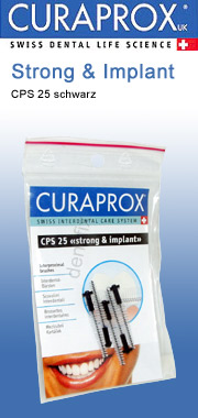 CPS 25  Strong & Implant  Implantate pflege curaprox