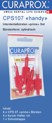Curaprox CPS 107 Rot Ultra Fine Interdentalb�rsten curaprox