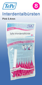 Tepe Pink 0,4 mm Interdentalb�rste tepe