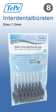 Tepe Grau 1,3 mm Interdentalb�rste tepe