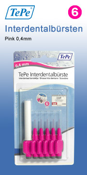 TePe Pink Interdentalb�rsten im 6er Blister  tepe