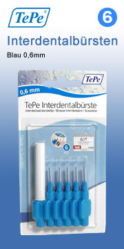 TePe Blau Interdentalb�rsten im 6er Blister tepe