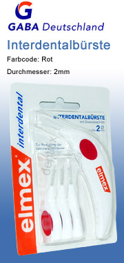 Elmex Interdentalb�rstchen Rot 2,0mm elmex