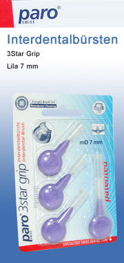 Paro 3Star Grip Interdentalb�rsten lila paro