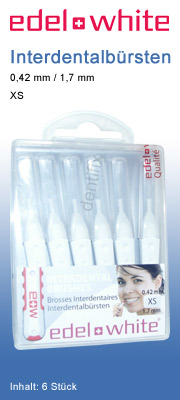 Edelwhite Interdentalb�rste xs wei� sehr fein edel-white