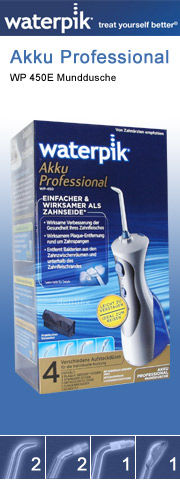WP 450 E 4  Akku Professional Munddusche waterpik