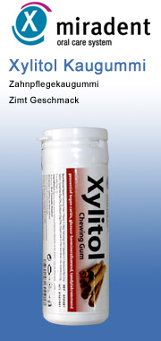 miradent Xylitol - Kaugummis Cinnamon miradent