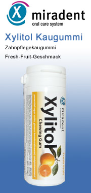 Miradent Xylitol Kaugummi Fresh Fruit miradent
