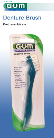 GUM Denture Brush Prothesenb�rste sunstar-gum