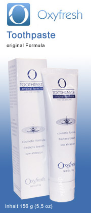 Oxyfresh ohne Fluor Zahncreme 155 g oxyfresh