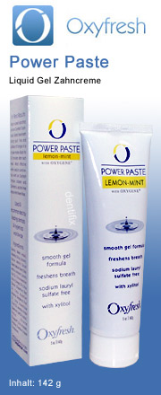 OxyFresh Power Paste SLS free Liquid Gel 113g oxyfresh