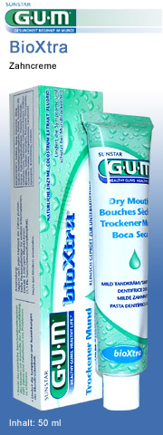BioXtra Milde Zahncreme bei trockenem Mund 50ml sunstar-gum