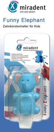 Miradent Lustiger Zahnb�rstenhalter Elefant miradent