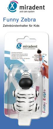 Miradent Funny Animals Zebra Zahnb�rstenhalter miradent