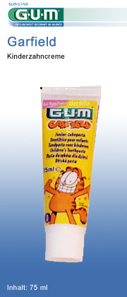 GUM Garfield Junior-Zahnpasta sunstar-gum