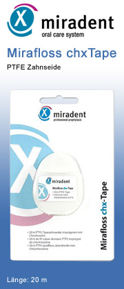 Mirafloss CHX Tape Zahnseide von Miradent miradent