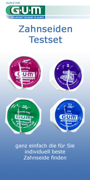 Zahnseiden Testset sunstar-gum