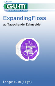GUM Expanding Floss Zahnseide sunstar-gum