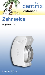 Ungewachste Zahnseide 50 m dentifix-interdental