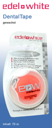 EdelWhite Waxed-Dental-Tape 70 m edel-white