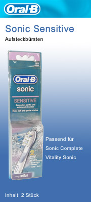 Weiche Ersatzb�rsten f�r Oral-B Sonic Complete oral-b