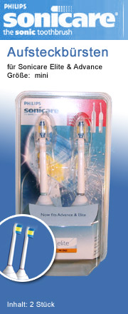 Philips Sonicare Elite HX7012 Mini Ersatzbuersten philips