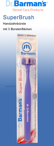 Dr.Barman's SuperBrush Dreikopfb&uuml;rste  barman