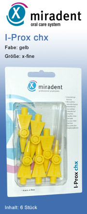 Miradent I-Prox CHX x-fine Interdentalbuersten miradent