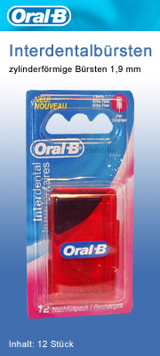 Oral-B Erstatzb&uuml;rstchen 1,9 mm Interdentalb&uuml;rste oral-b