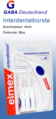 Elmex Interdentalb&uuml;rstchen Blau 4,0mm elmex