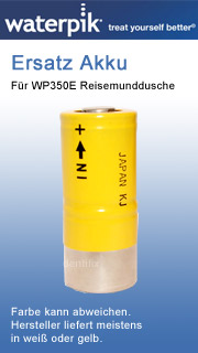 Akku f&uuml;r Waterpik WP350 Reisemunddusche waterpik