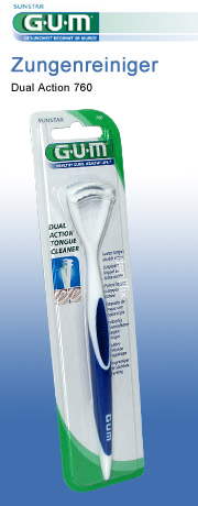 GUM Zungenreiniger 760 Dual Action sunstar-gum