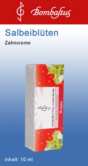 Bombastus Salbeibl&uuml;tenzahncreme