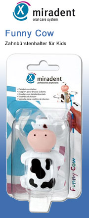 Miradent Funny Animals Kuh Zahnb�rstenhalter miradent