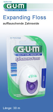 GUM Expanding Floss Flausch Zahnseide sunstar-gum